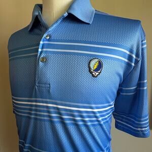 Grateful Dead Dancing Bear Ben Hogan Performance Golf Polo (XL)